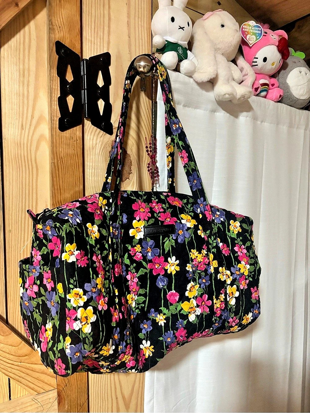 RETIRED “Wildflower garden” Vera Bradley S duffle
